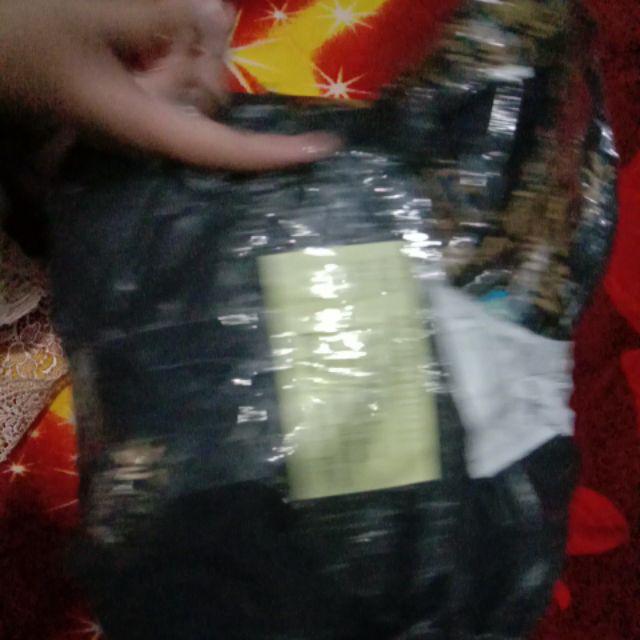 Kemeja Batik Lengan Pendek Hem Kombinasi Prodo Bahan Katun Seragam Murah Pekalongan M L Xl