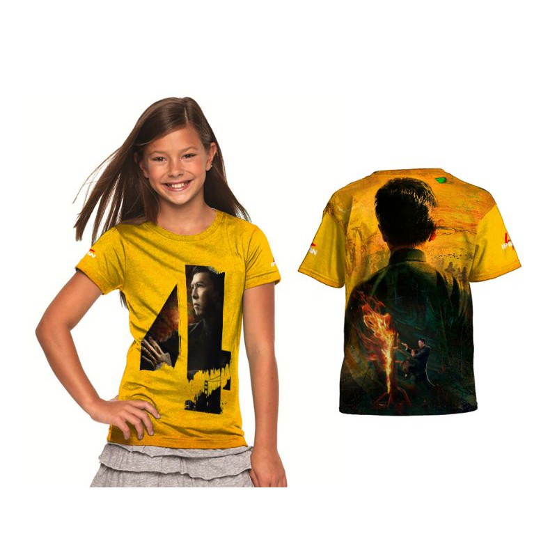 Kaos anak tshirt baju IP MAN L/P Custom FullPrint