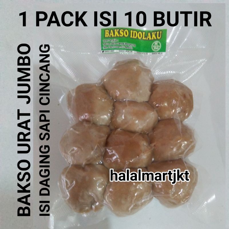 

Bakso Urat Jumbo Best Seller, 1 Pack isi 10 Butir