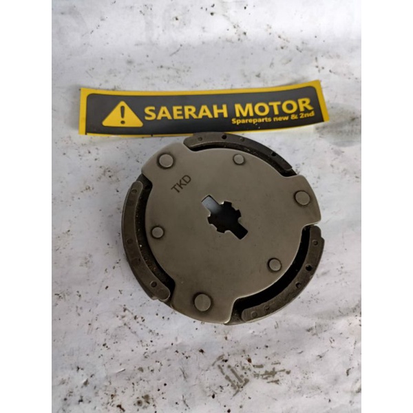 dudukan kampas ganda Suzuki rc bravo crystal tornado