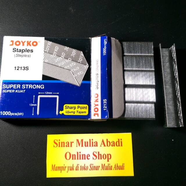

Isi Staples 1213 s / 2313 untuk Stapler Jilid / Gun tacker Joyko