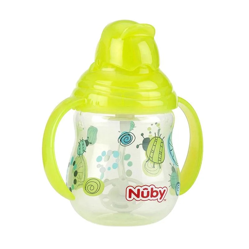 Nuby Flipit With Straw Bottle 270 ml / Botol Minum