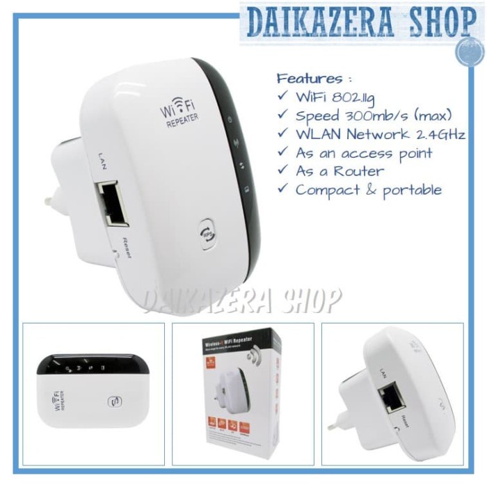 WiFi Repeater Wireless-N 300Mbps - KexTech