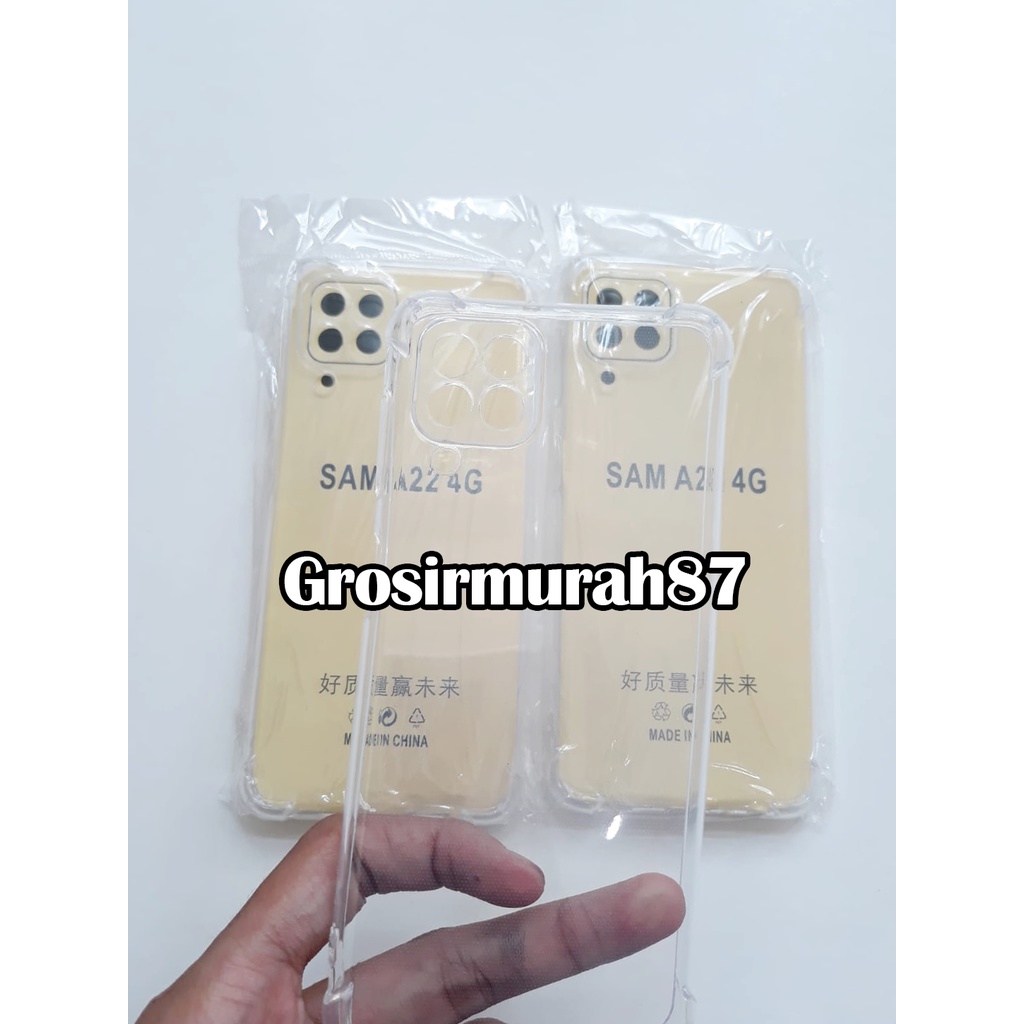 anticrack SOFTCASE CASE TPU SILIKON CASING samsung a22 4G ready stok