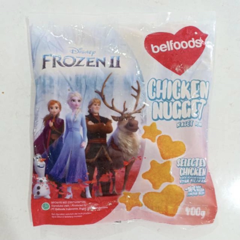 

BELFOODS Nugget Frozen Disney 400gr