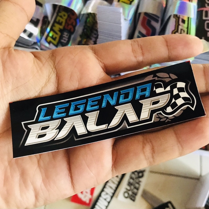 Stiker motor Racing Herex Vynil Anti Air Legenda Balap