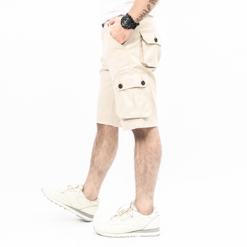 Gizmo Celana Cargo Pendek Cream Short Pants