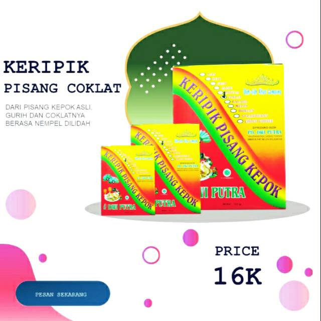 

Keripik pisang coklat