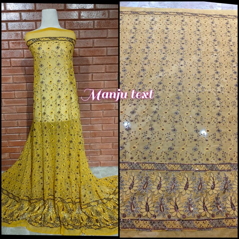 Kain Sari India / bahan Sari India TERBARU