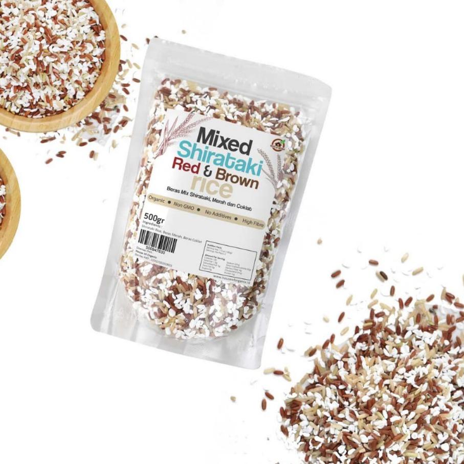 

Kekinian - House Of Organix Mixed Shirataki , Red And Brown Rice 500 Gr ✓