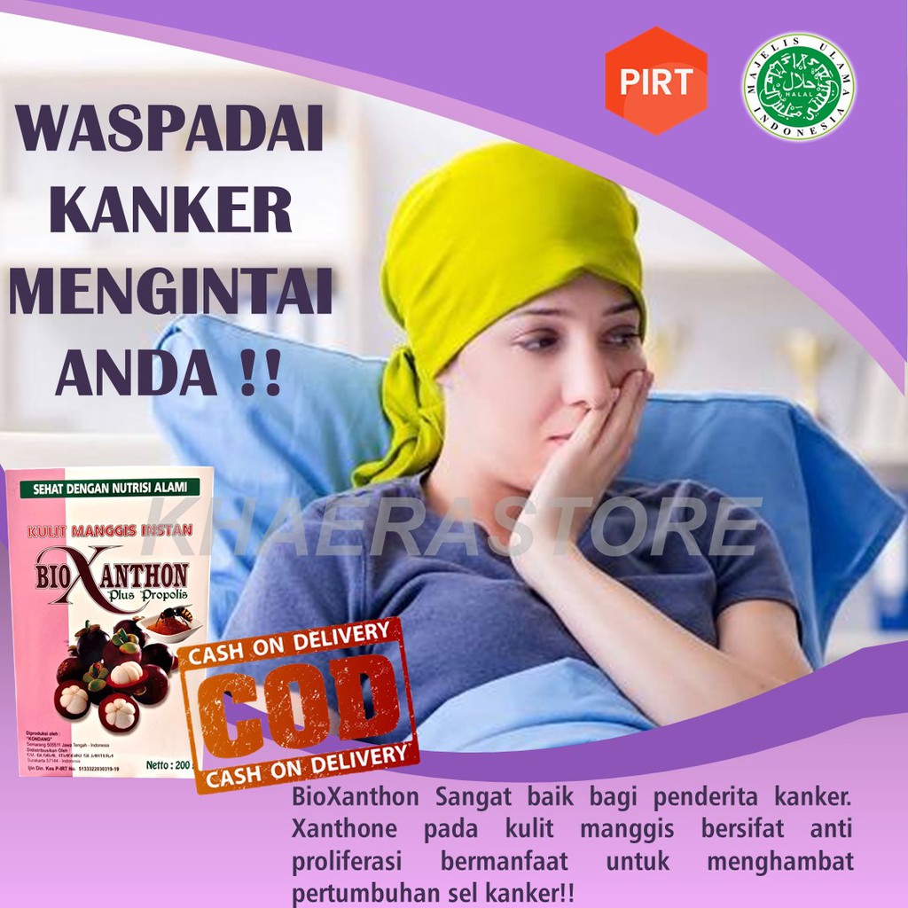 

Kulit Manggis BIOXANTHONE, Bubuk Minuman Kulit Manggis Instan Plus Propolis 200gr