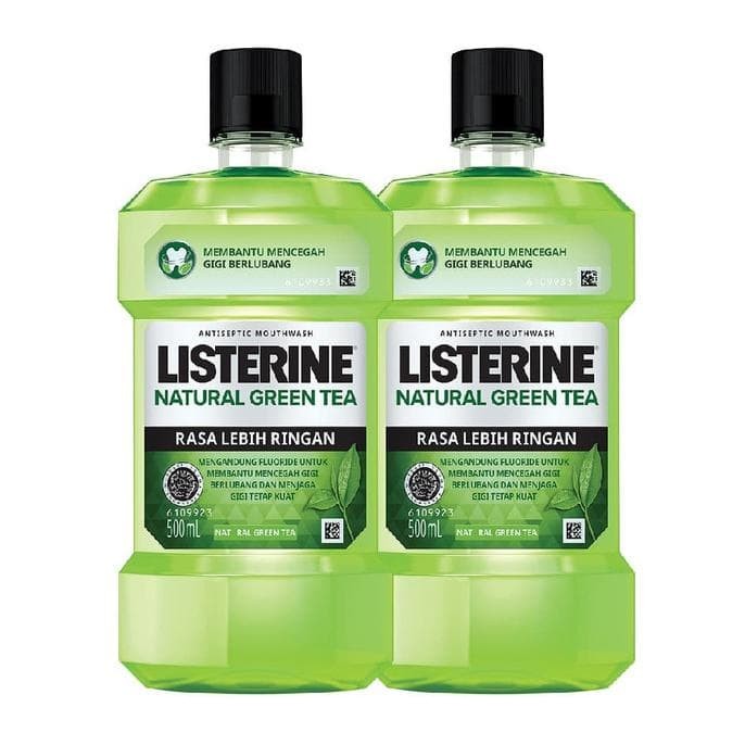 Listerine Greentea 500 Ml Twin Pack