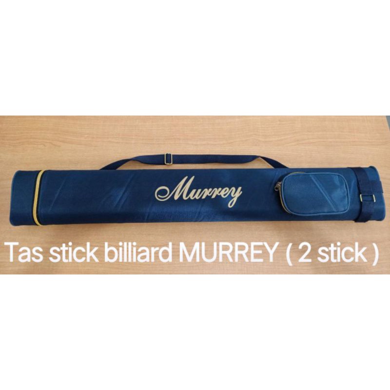 Hardcase tas stick billiard Murrey double untuk 2 stick
