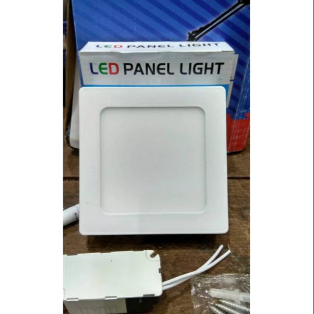 Lampu downlight led panel 6 watt kotak ob lampu plafon led