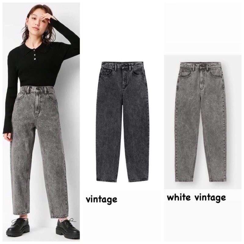 GU UNIQLO boyfriend jeans