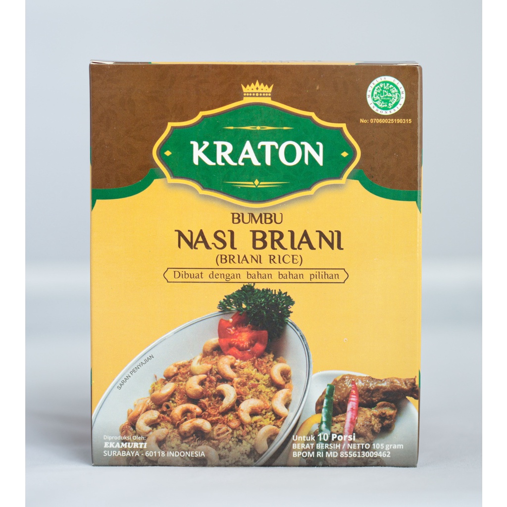 

Kraton Bumbu Nasi Briani 105gr