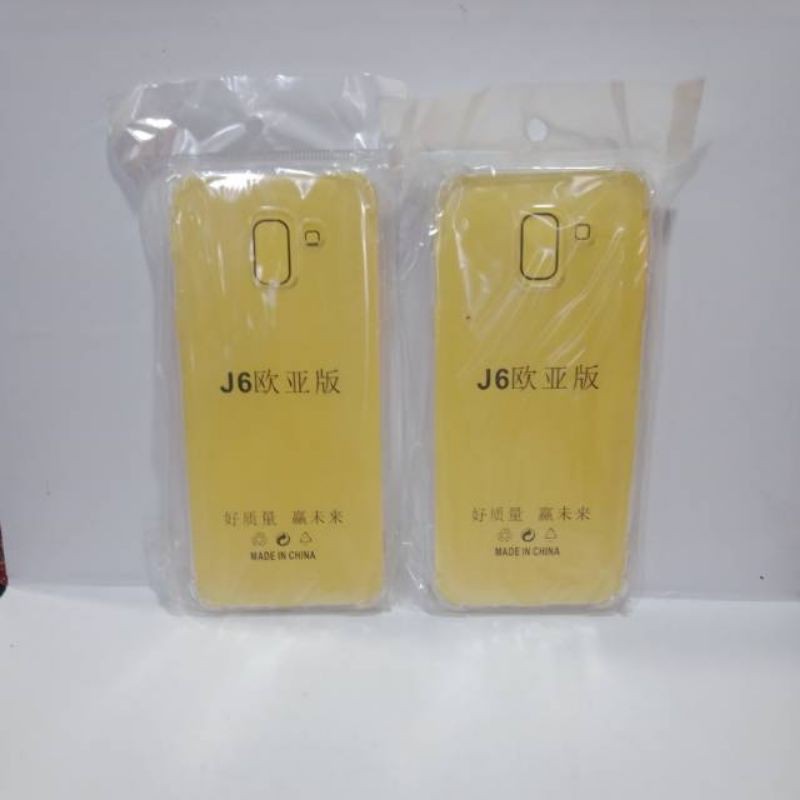 Anti Crack Samsung J6 Case Silikon Bening Samsung J6