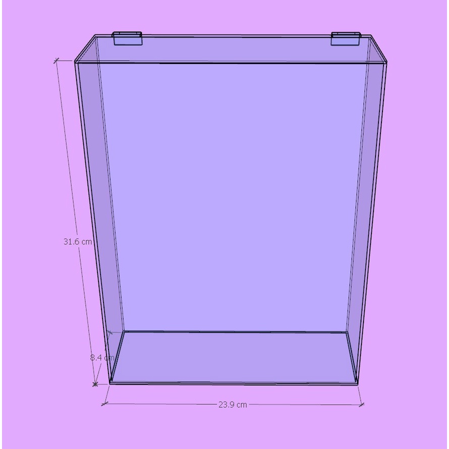 Box Majalah KPOP Custom Ukuran / Box Akrilik Custom / Rak Majalah Akrilik Custom