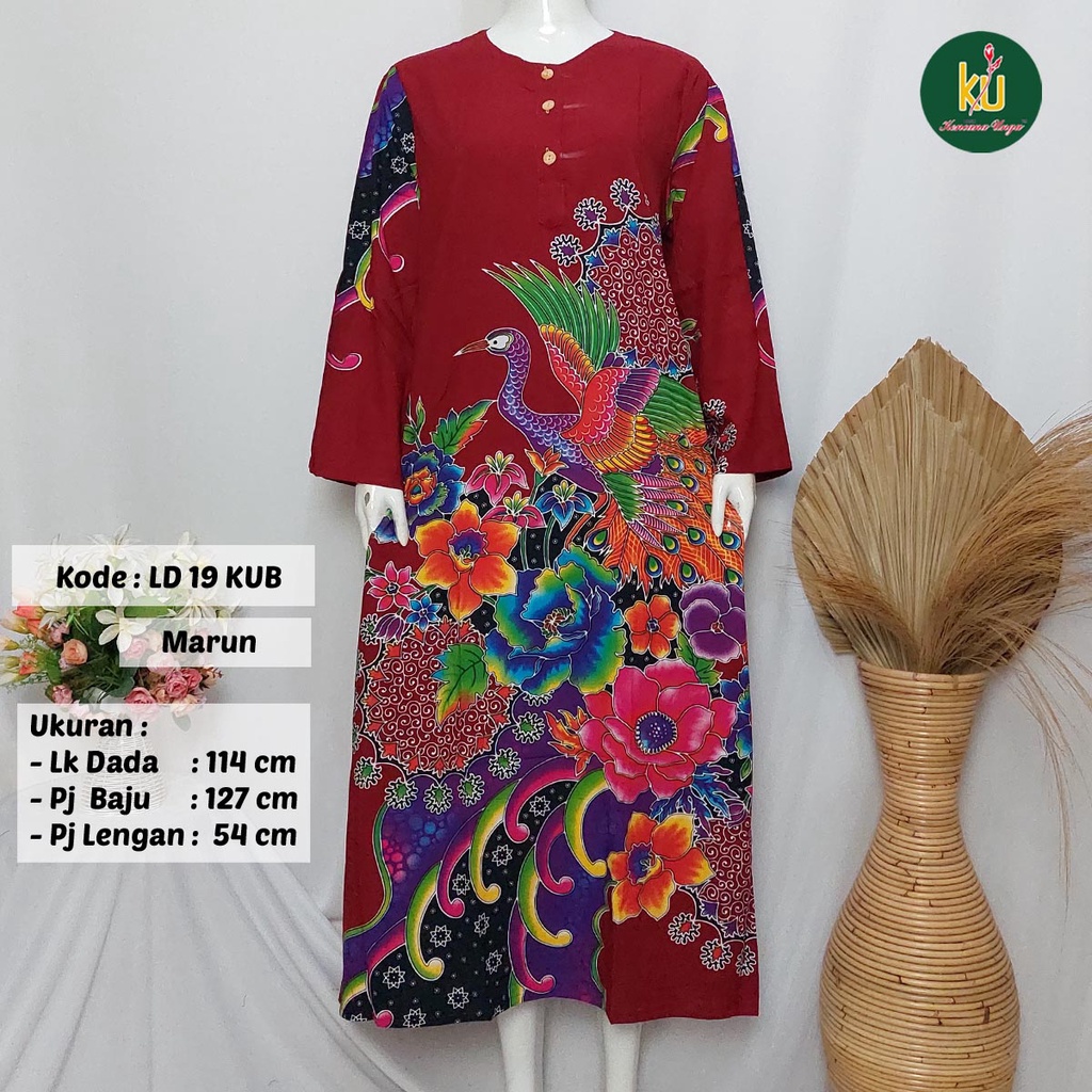 COD LD 20 KUB | DASTER PANJANG KENCANA UNGU ASLI LABEL BIRU | LongDress Wanita Lengan Panjang Busui ini-6
