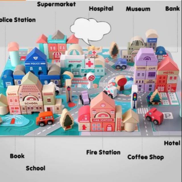 115 Wooden City Block Transportation