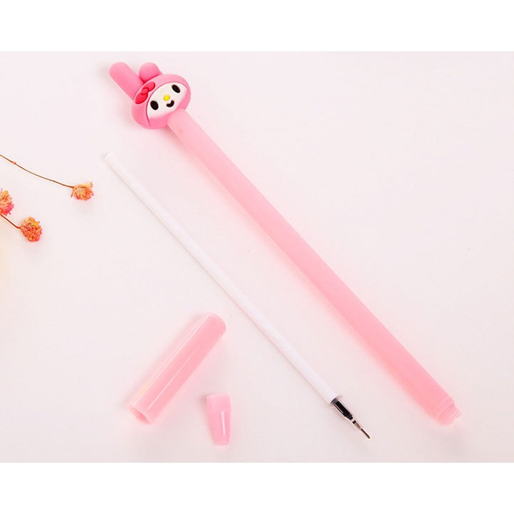 Bolpoin Karakter Bentuk MY MELODY Lucu / Bolpoin Sanrio MY MELODY / Pulpen Gel 0,5 mm Motif Lucu