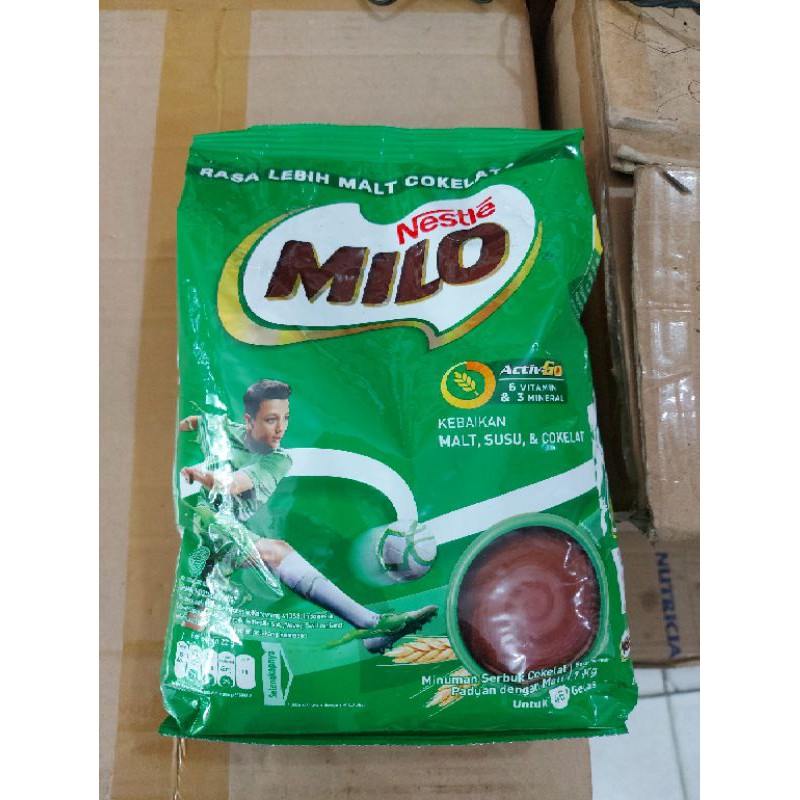 Susu milo actigen cokelat 1000gr