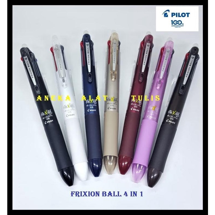 

Pilot Frixion Clicker 4 In 1 / 1 Pulpen 4 Warna
