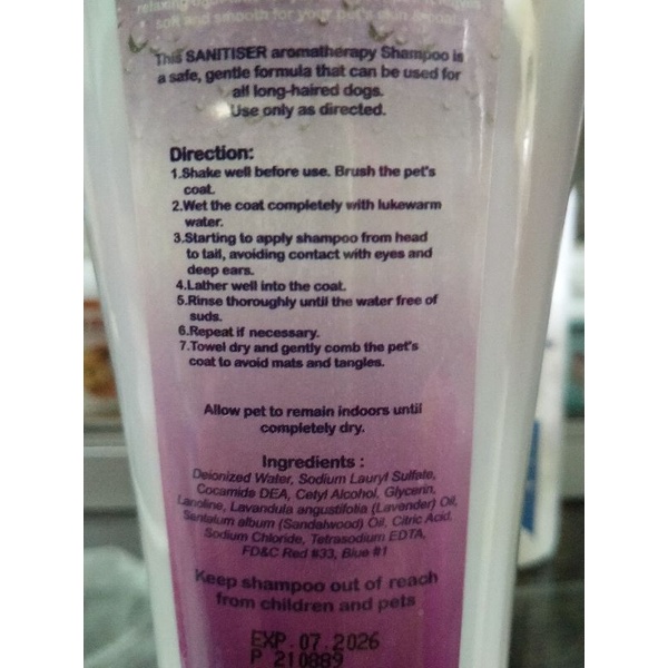 AROMATHERAPY SHAMPOO 532 ml