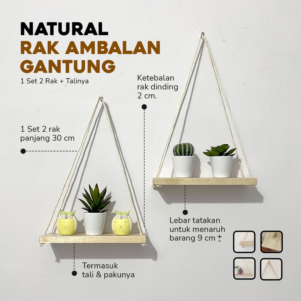 Rak Dinding Ambalan Gantung Ambalan Kayu Minimalis