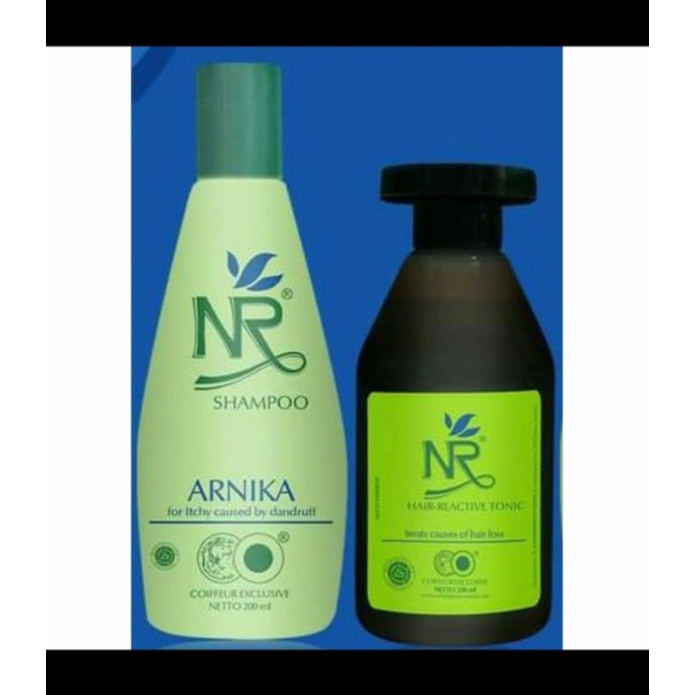 [PAKET RONTOK] NR HAIR TONIC 200ML + SHAMPO 200 ML-ARNIKA+REACTIVE