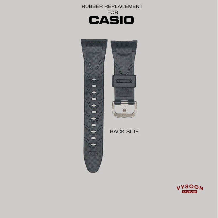 Strap Tali Rubber Karet Casio Original Pengganti PRG-50 PRG50 PRG 50