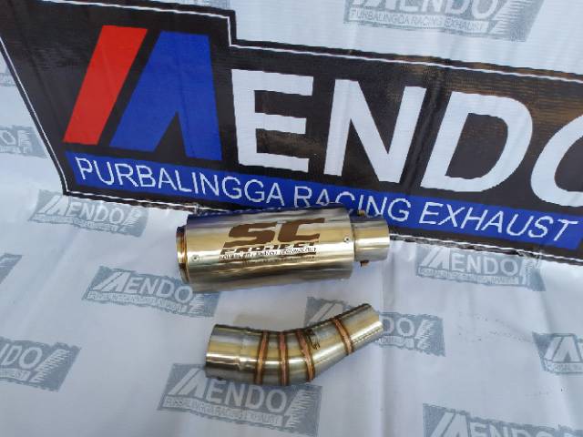 Knalpot Racing SC PROJECT SLIP ON NINJA 250 R FI RR MONO R25 MT25 CB150R CBR150 CBR250RR XMAX DLL-3