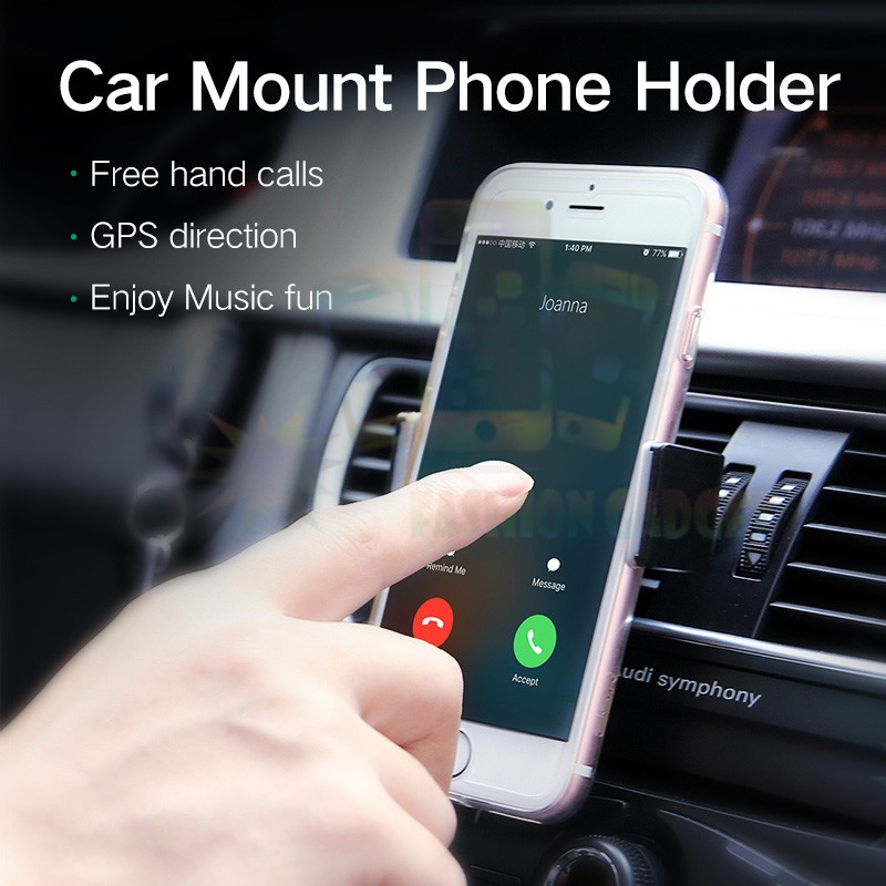 HOLDER AC MOBIL / CAR HOLDER JEPIT / HOLDER HANDPHONE / CAR MOUNT AC HOLDER MOBIL