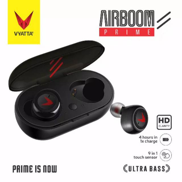 VYATTA AIRBOOM PRIME GEN II TWS BLUETOOTH EARPHONE HEADSEAT 5.0- Second
