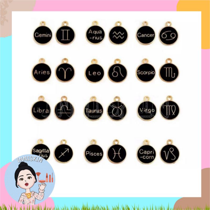 Gelang Zodiak / Gelang Bulan / Gelang Libra / Gelang Cancer / Zodiak / Bulan Lahir / Gelang Anti Air Waterproof