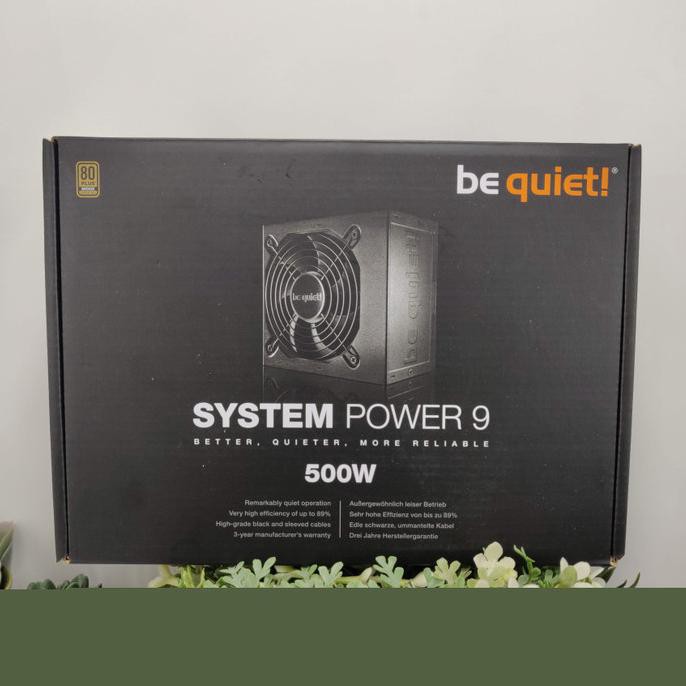 Diskon Be Quiet System Power 9 500W 80Plus Bronze Psu -500 Watt W U9 Bequiet