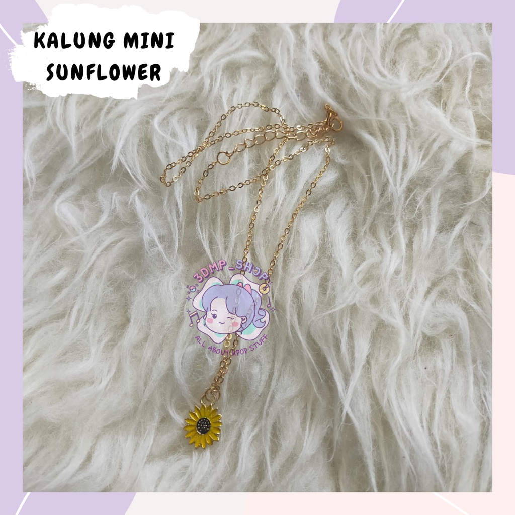 Kalung necklace sunflower haechan matahari nct kpop dream 127 2020