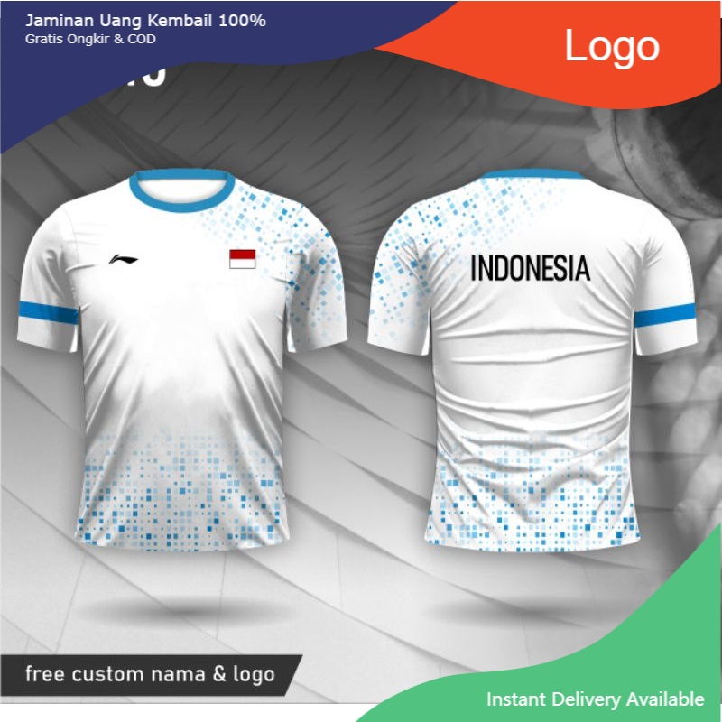 Jersey Badminton TIMNAS INDONESIA Bulutangkis Timnas 6 pilihan
