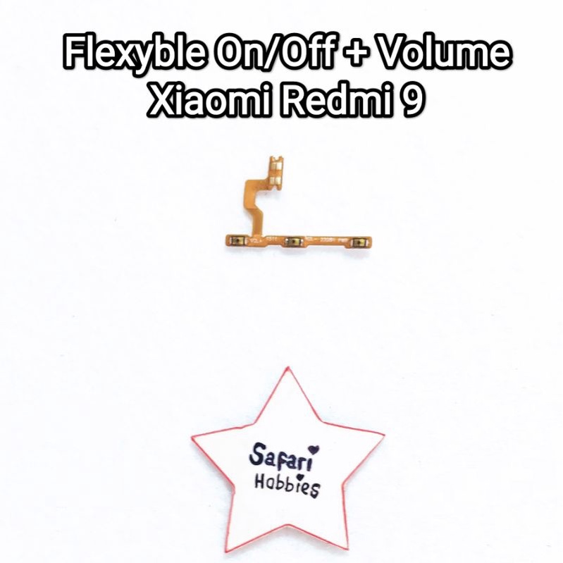 Fleksibel On Off Volume Xiaomi Redmi 9