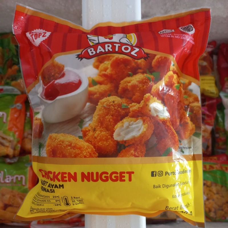 

Bartoz Chicken Nugget Naget Ayam Kombinasi 500g