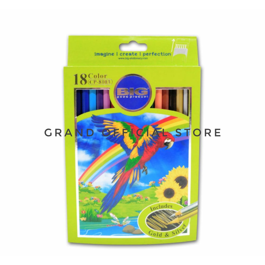 

[GRAND] PENSIL WARNA BIG 18 WARNA PANJANG