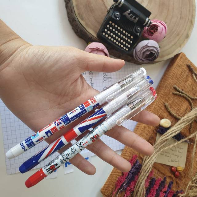 

Pulpen Gel Flaminggo London Hitam