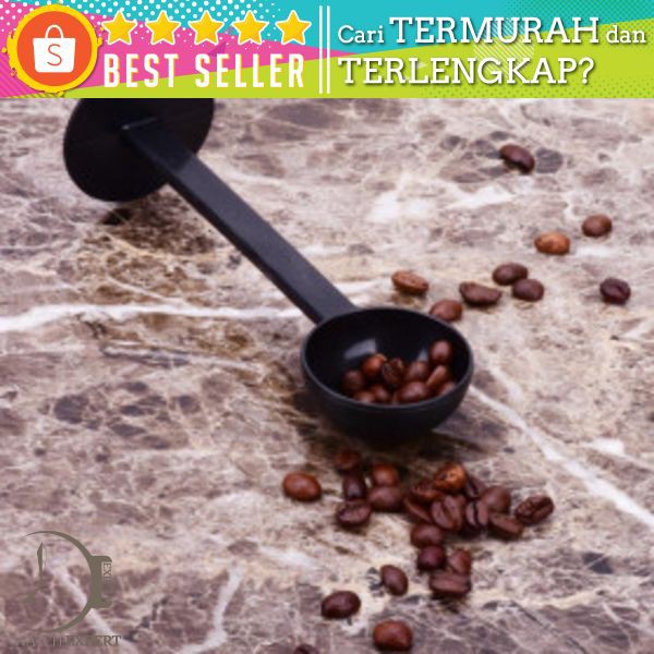 COD 2 in 1 Sendok Takar Kopi Measuring Spoon + Coffee Tamper - HOOMIN G1120