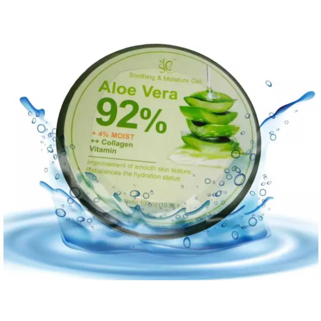 SYB Aloe Vera Gel 92% 100 ml with Collagen Moist Vitamin