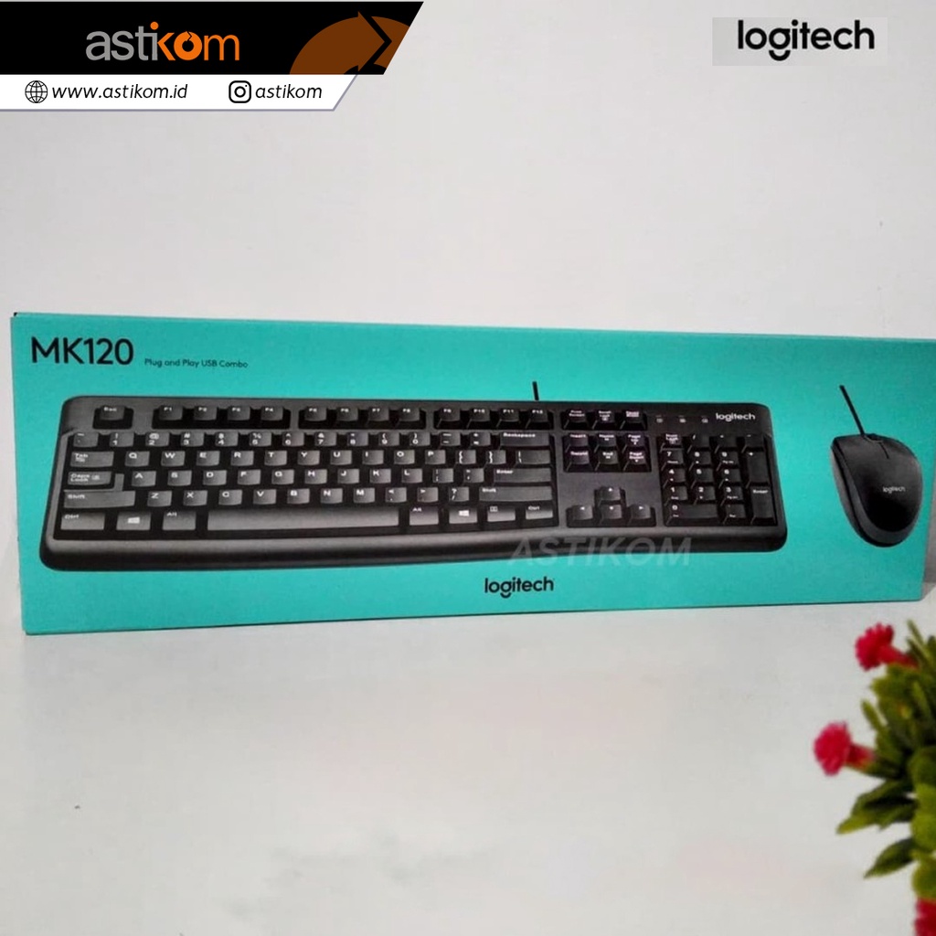 Logitech MK120 Keyboard Mouse USB