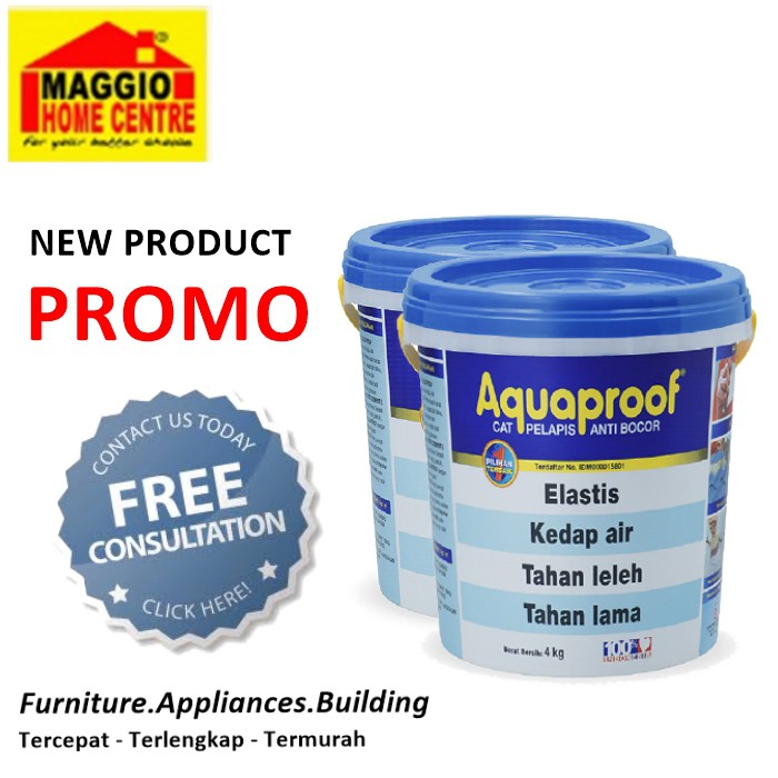 Cat Pelapis Anti Bocor - Cat Anti Air - Cat Aquaproof