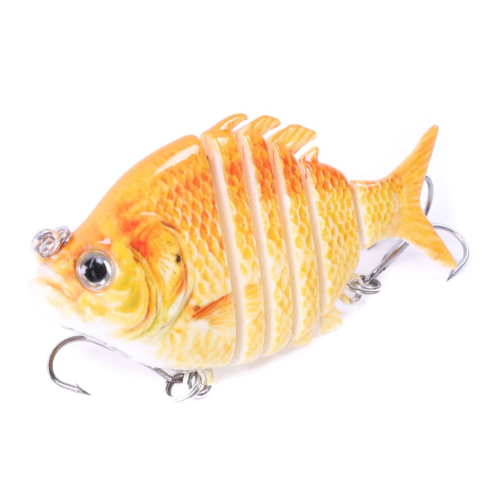 HENGJIA 1PCS Mini 6.35cm/9.3g Umpan Pancing Ikan Jointed Minnow Fishing Lure Bass Bait Kail Tackle