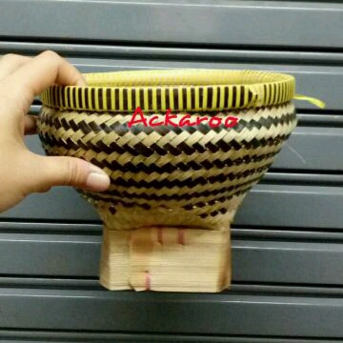 Bakul nasi, wadah nasi, tempat nasi bambu, sangku nasi, nasi bambu