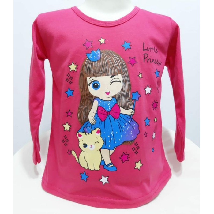 Baju Lengan Panjang Anak Perempuan Untuk Umur 2-10 Tahun
