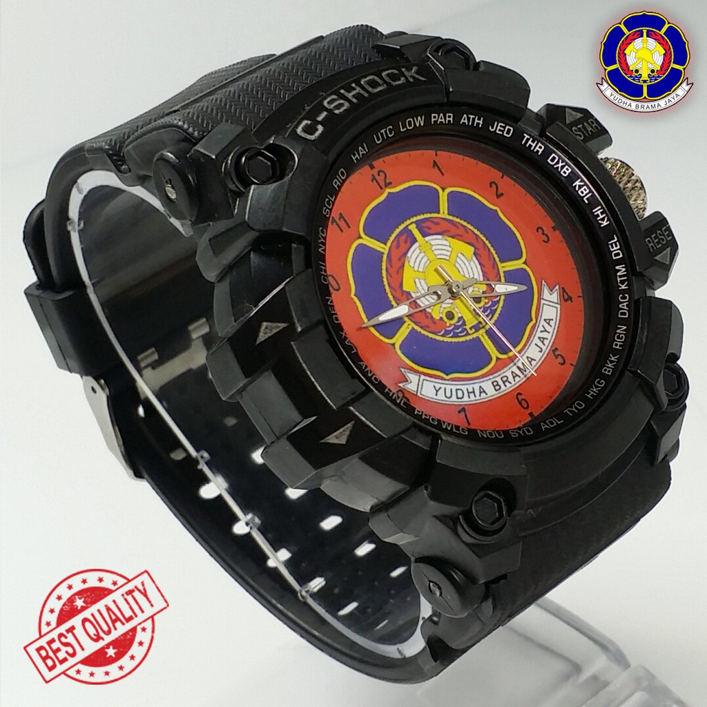 (BEST QUALITY) JAM DAMKAR {FIRE FIGHTER} FULL BLACK